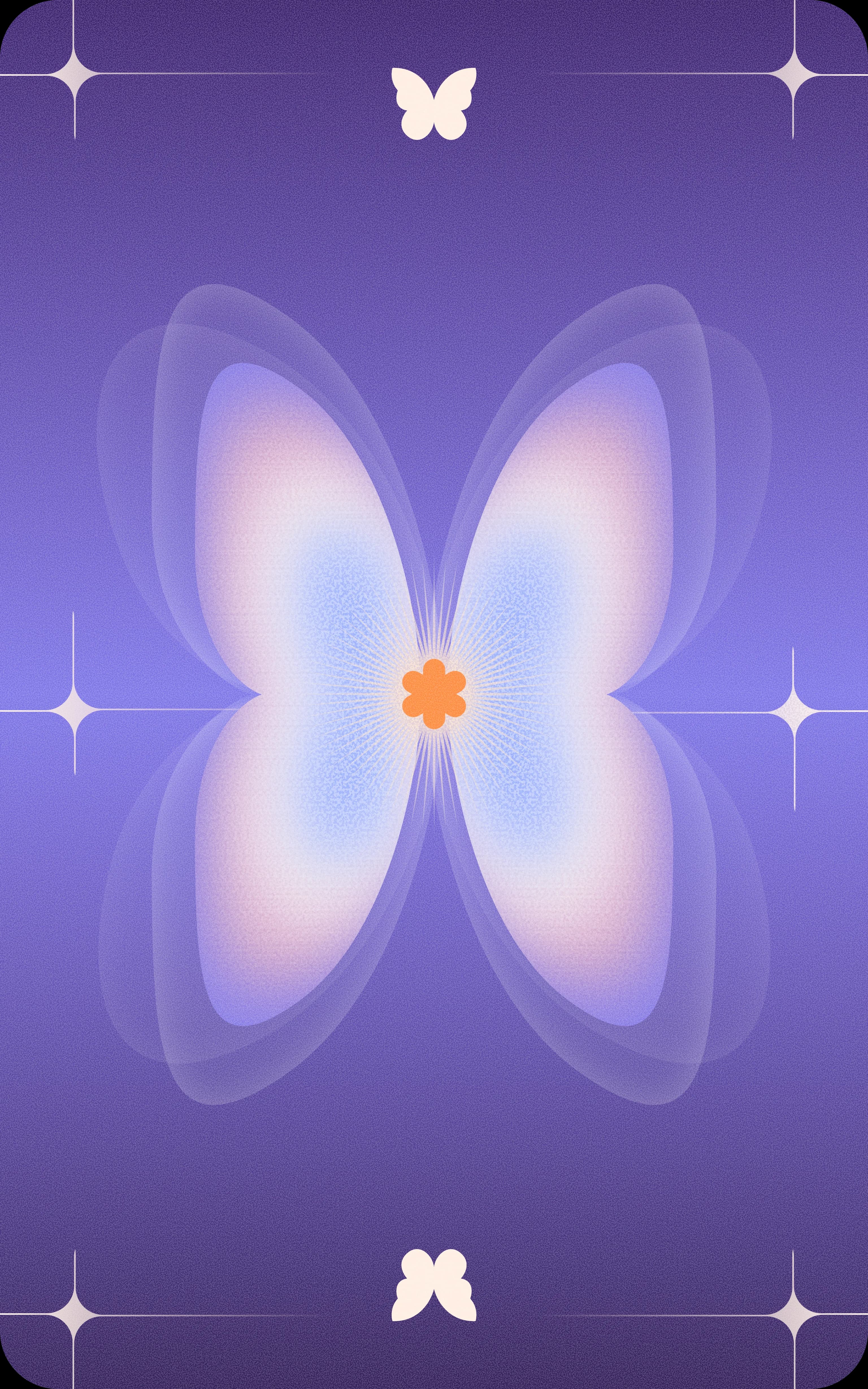 WooMoo tarot card back — click to reveal card meaning