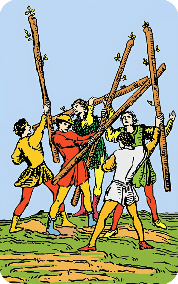 Five of Wands